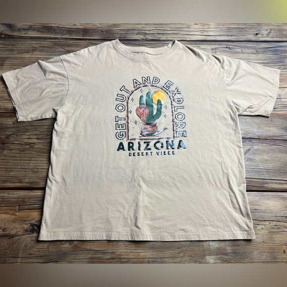 SHEIN Tops - Arizona Desert Oversized Graphic Tee